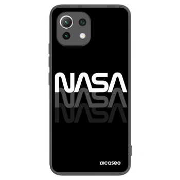 Picasee Xiaomi 11 Lite 5G NE Hülle - Schwarzes Silikon - NASA Triple