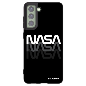 Picasee Samsung Galaxy S21 FE 5G Hülle - Schwarzes Silikon - NASA Triple