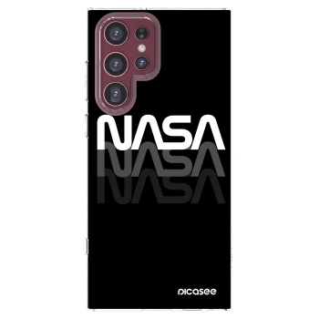 Picasee Samsung Galaxy S22 Ultra 5G Hülle - Transparentes Silikon - NASA Triple