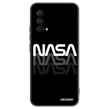 Picasee Realme GT Master Edition 5G Hülle - Schwarzes Silikon - NASA Triple