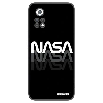 Picasee Xiaomi Poco X4 Pro 5G Hülle - Schwarzes Silikon - NASA Triple