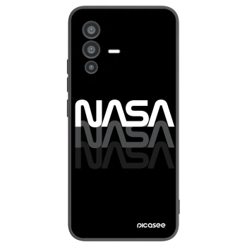 Picasee Vivo V23 5G Hülle - Schwarzes Silikon - NASA Triple