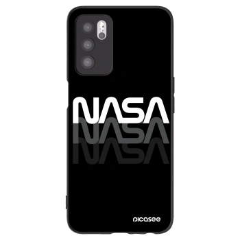Picasee OPPO A16 Hülle - Schwarzes Silikon - NASA Triple