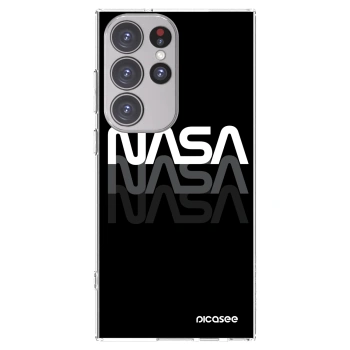 Picasee Samsung Galaxy S23 Ultra 5G Hülle - Transparentes Silikon - NASA Triple