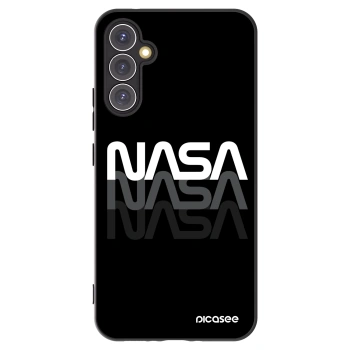 Picasee Samsung Galaxy A34 5G A346B Hülle - Schwarzes Silikon - NASA Triple