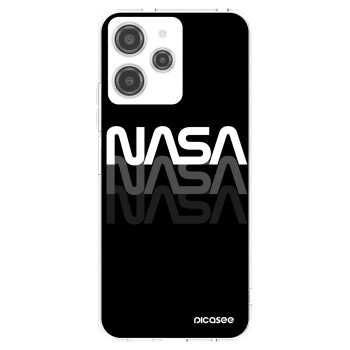 Picasee Xiaomi Redmi 12 4G Hülle - Transparentes Silikon - NASA Triple