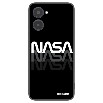 Picasee Realme 10 4G Hülle - Schwarzes Silikon - NASA Triple