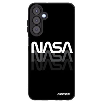 Picasee Samsung Galaxy A25 A256B 5G Hülle - Schwarzes Silikon - NASA Triple