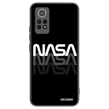 Picasee Xiaomi Redmi Note 12 Pro 4G Hülle - Schwarzes Silikon - NASA Triple