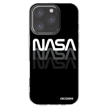 Picasee Apple iPhone 16 Pro Hülle - Transparentes Silikon - NASA Triple