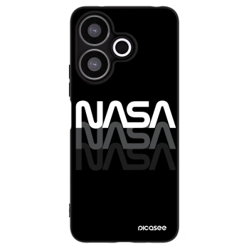 Picasee Xiaomi Redmi 13 4G Hülle - Schwarzes Silikon - NASA Triple