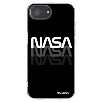 Picasee Apple iPhone 16e Hülle - Transparentes Silikon - NASA Triple