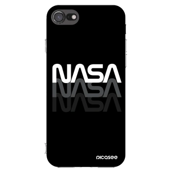 Picasee Apple iPhone 7 Hülle - Transparentes Silikon - NASA Triple