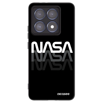 Picasee Xiaomi 14T Pro Hülle - Schwarzes Silikon - NASA Triple