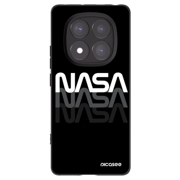 Picasee Xiaomi Redmi Note 14 Pro 5G Hülle - Schwarzes Silikon - NASA Triple