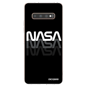 Picasee Samsung Galaxy S10 Plus G975 Hülle - Transparentes Silikon - NASA Triple