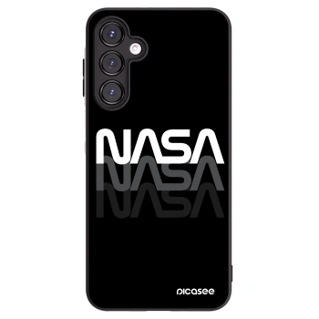 Picasee Samsung Galaxy A16 5G Hülle - Schwarzes Silikon - NASA Triple