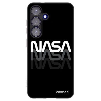 Picasee Samsung Galaxy S25 5G Hülle - Schwarzes Silikon - NASA Triple