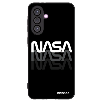 Picasee Samsung Galaxy A36 5G Hülle - Schwarzes Silikon - NASA Triple