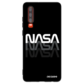Picasee Huawei P30 Hülle - Schwarzes Silikon - NASA Triple
