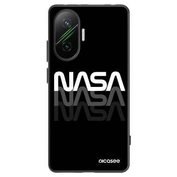 Picasee Xiaomi Poco F7 5G Hülle - Schwarzes Silikon - NASA Triple