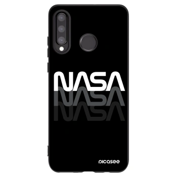 Picasee Huawei P30 Lite Hülle - Schwarzes Silikon - NASA Triple