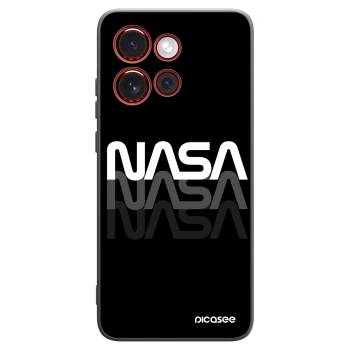 Picasee Motorola Edge 60 Neo 5G Hülle - Schwarzes Silikon - NASA Triple