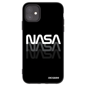 Picasee Apple iPhone 11 Hülle - Schwarzes Silikon - NASA Triple