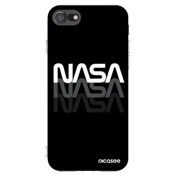 Picasee Apple iPhone 8 Hülle - Transparentes Silikon - NASA Triple