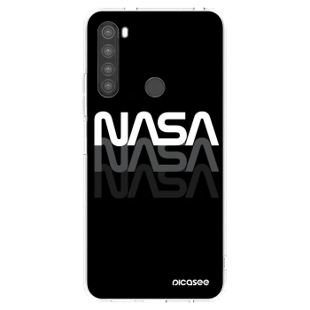 Picasee Xiaomi Redmi Note 8 Hülle - Transparentes Silikon - NASA Triple