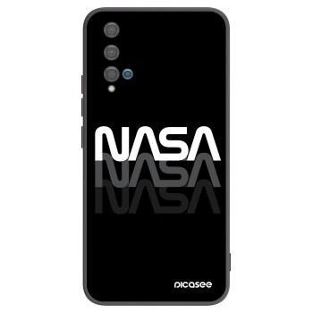 Picasee Huawei Nova 5T Hülle - Schwarzes Silikon - NASA Triple
