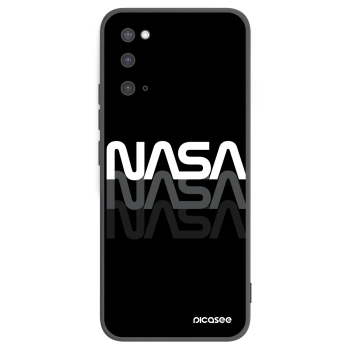 Picasee Samsung Galaxy S20 G980F Hülle - Schwarzes Silikon - NASA Triple