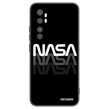 Picasee Xiaomi Mi Note 10 Lite Hülle - Schwarzes Silikon - NASA Triple