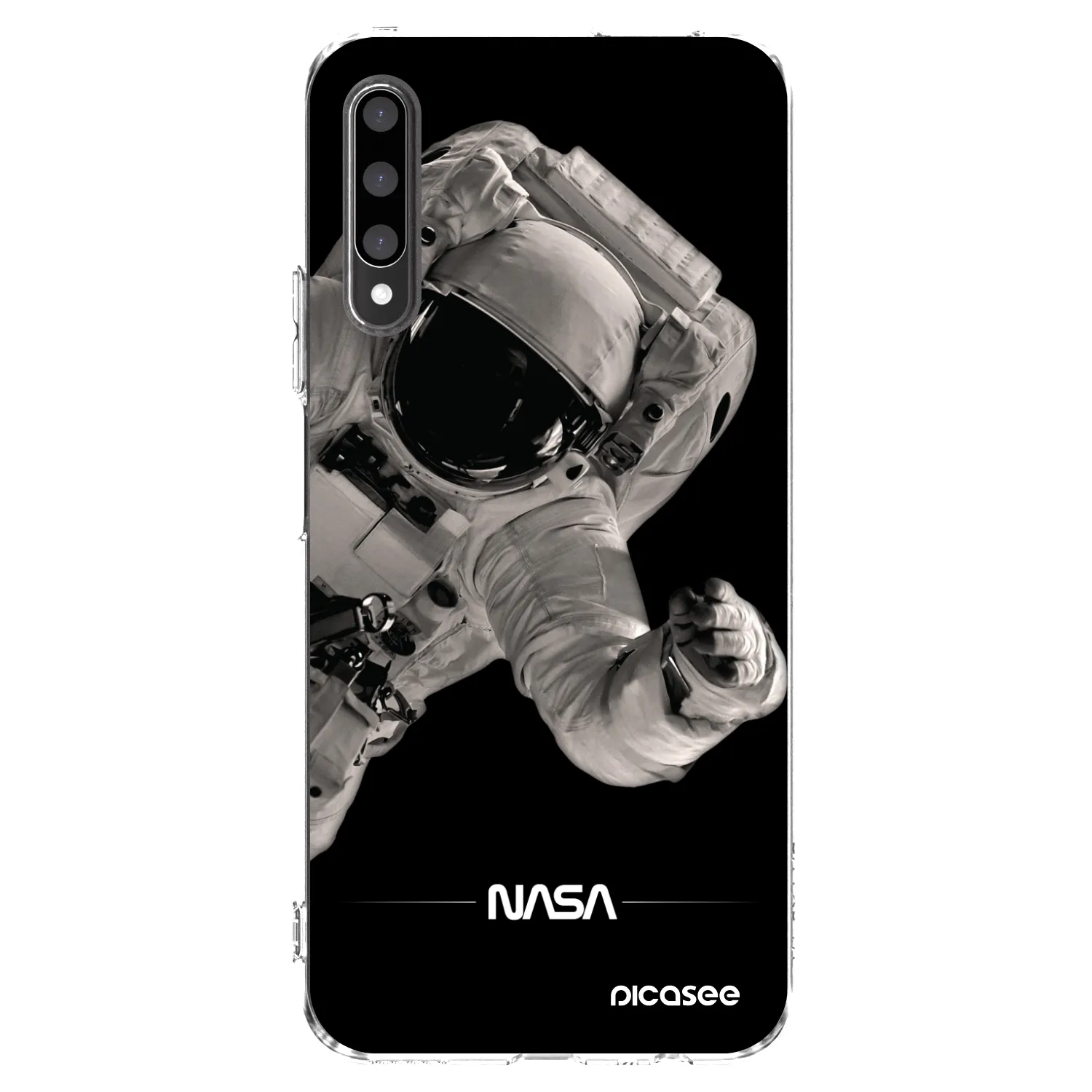 Picasee Honor 9X Pro Hülle - Transparentes Silikon - Astronaut Big