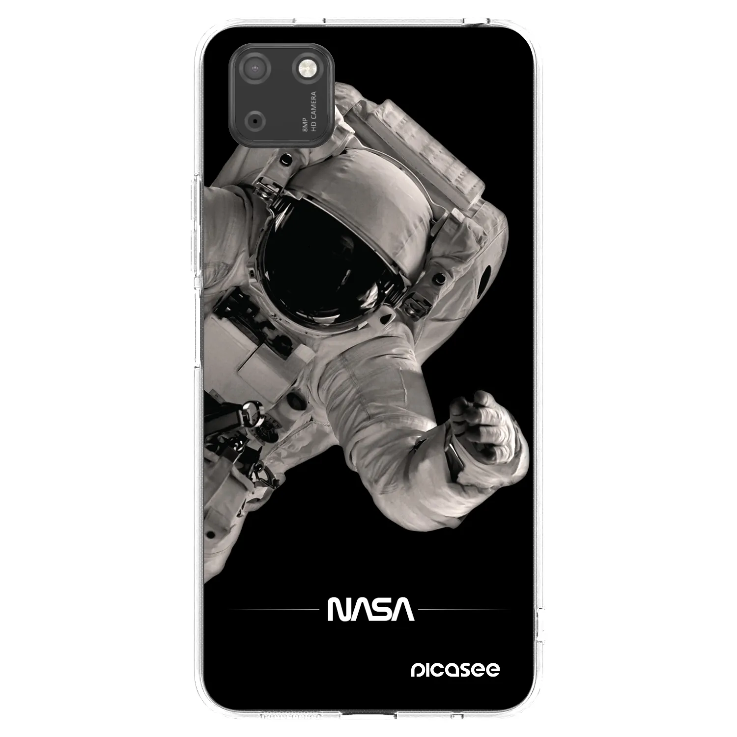 Picasee Huawei Y5P Hülle - Transparentes Silikon - Astronaut Big