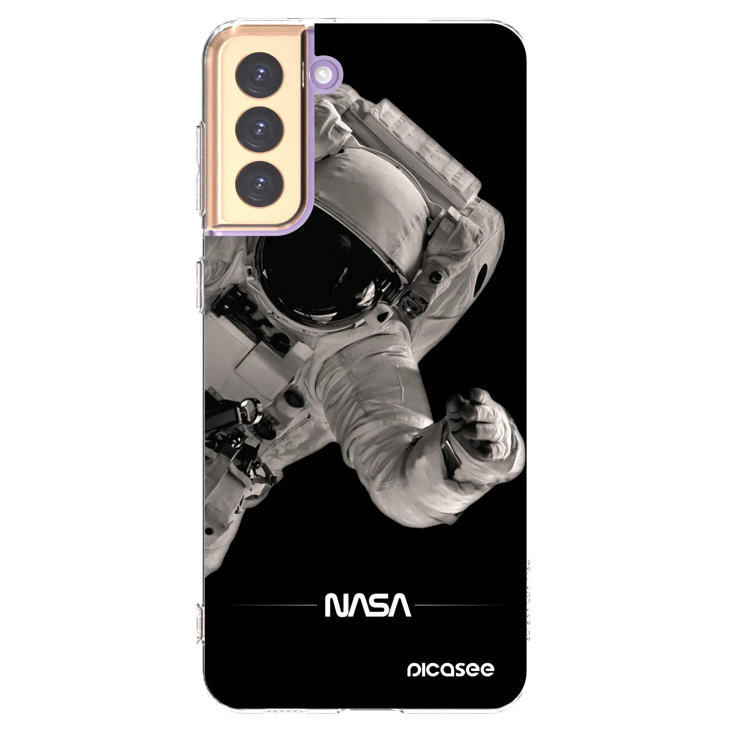 Picasee Samsung Galaxy S21+ 5G G996F Hülle - Transparentes Silikon - Astronaut Big