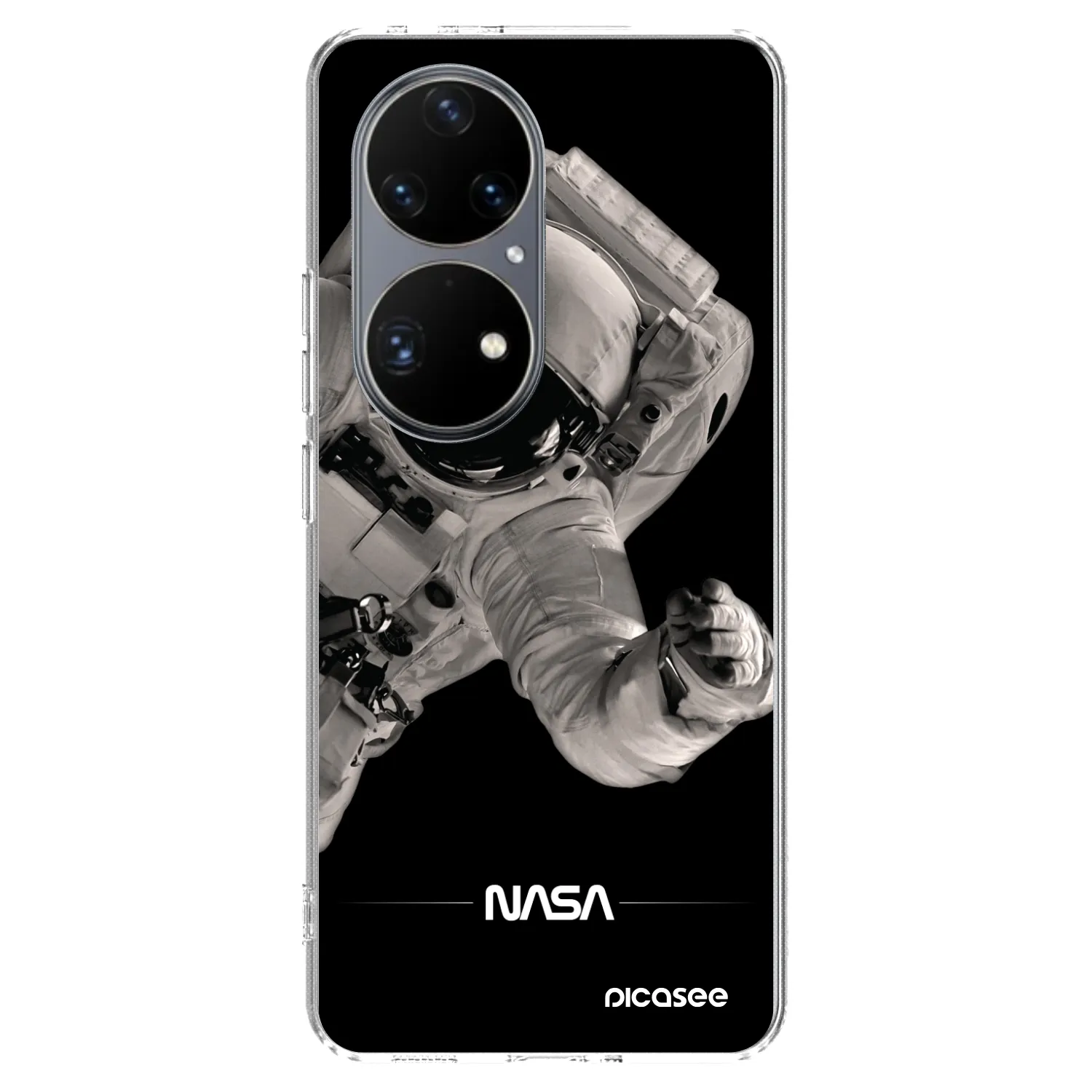 Picasee Huawei P50 Hülle - Transparentes Silikon - Astronaut Big