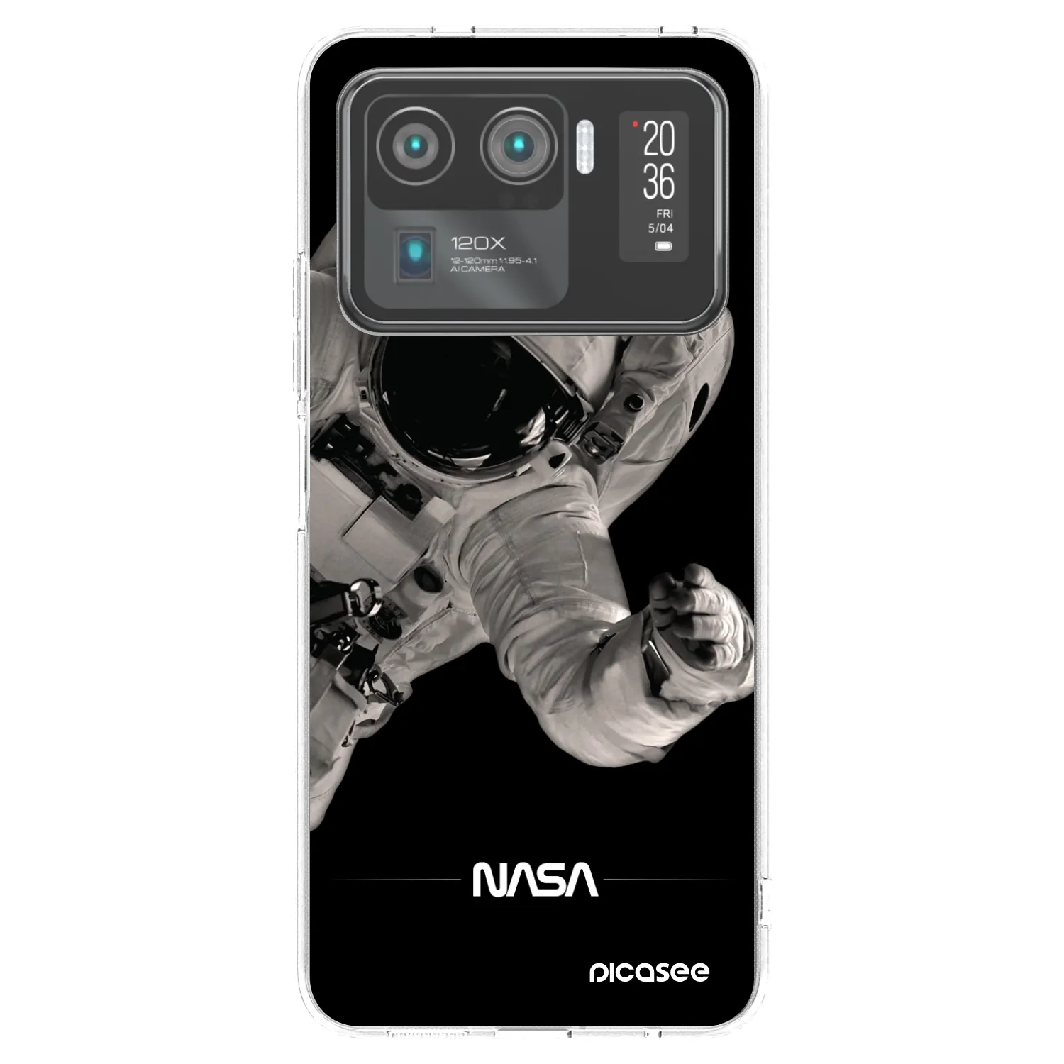 Picasee Xiaomi Mi 11 Ultra Hülle - Transparentes Silikon - Astronaut Big