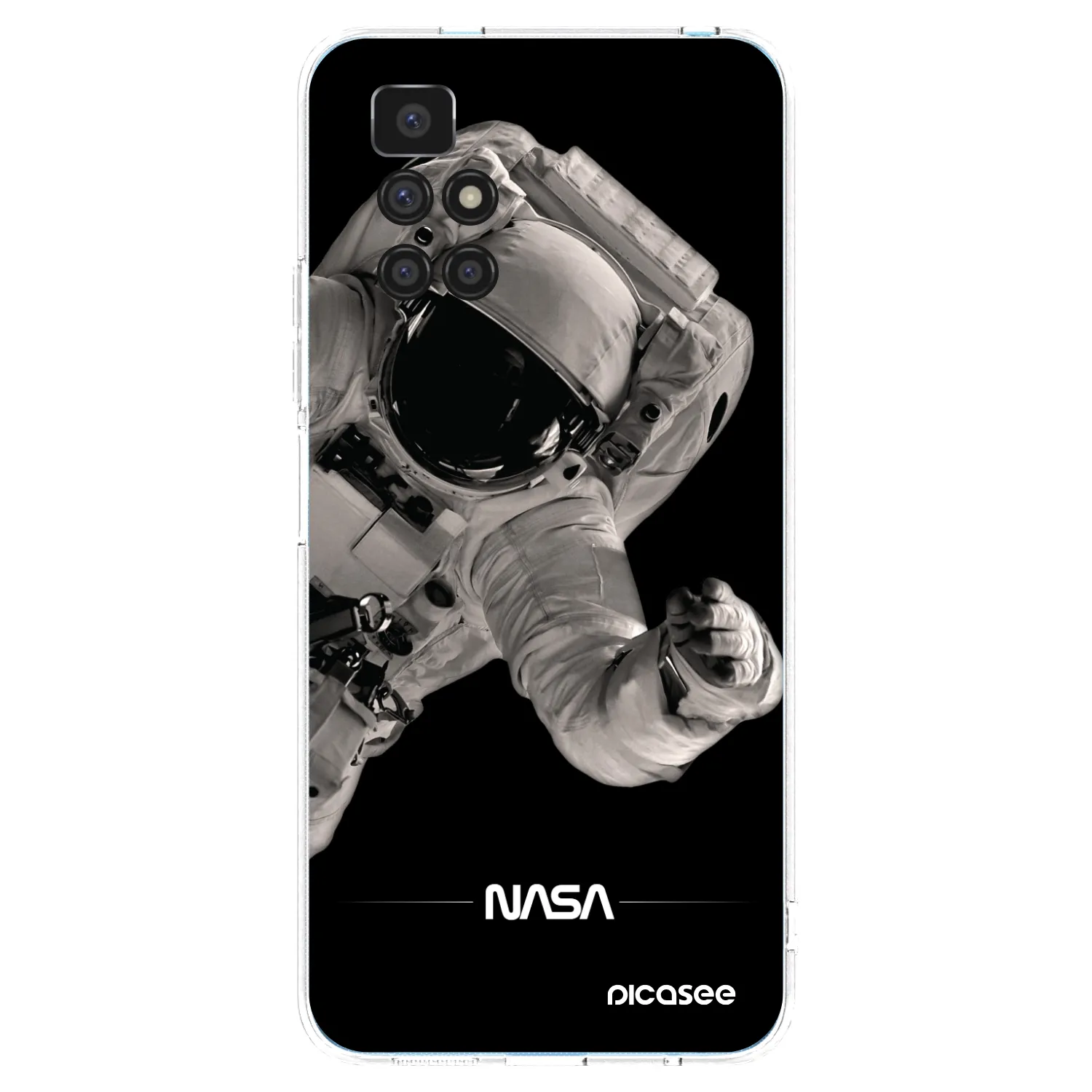 Picasee Xiaomi Redmi 10 Hülle - Transparentes Silikon - Astronaut Big