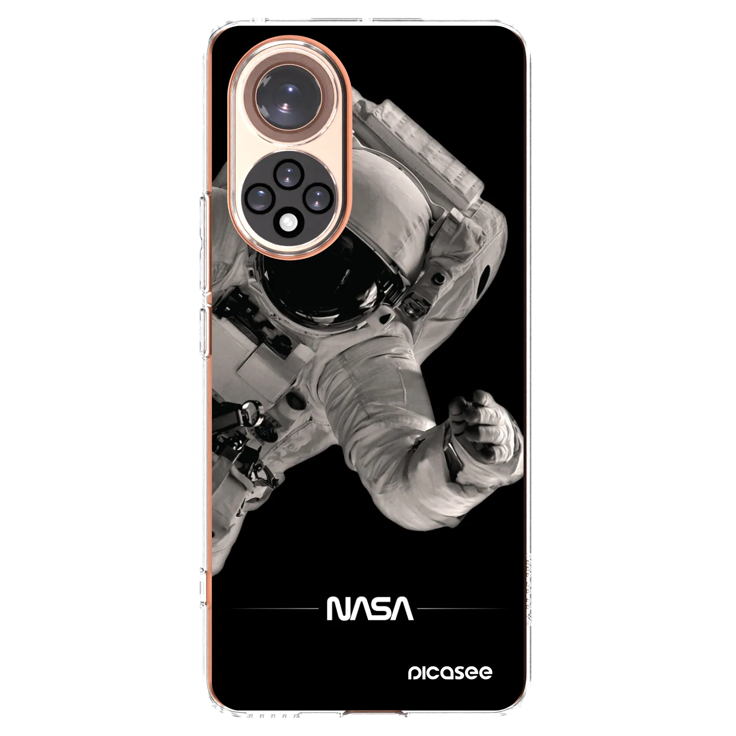 Picasee Honor 50 5G Hülle - Transparentes Silikon - Astronaut Big