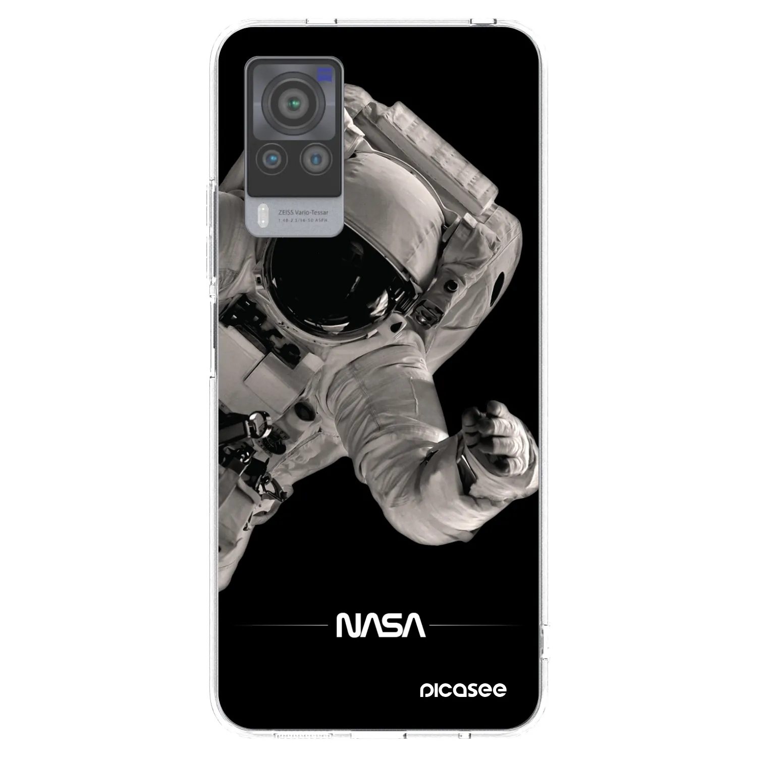 Picasee Vivo X60 Pro 5G Hülle - Transparentes Silikon - Astronaut Big