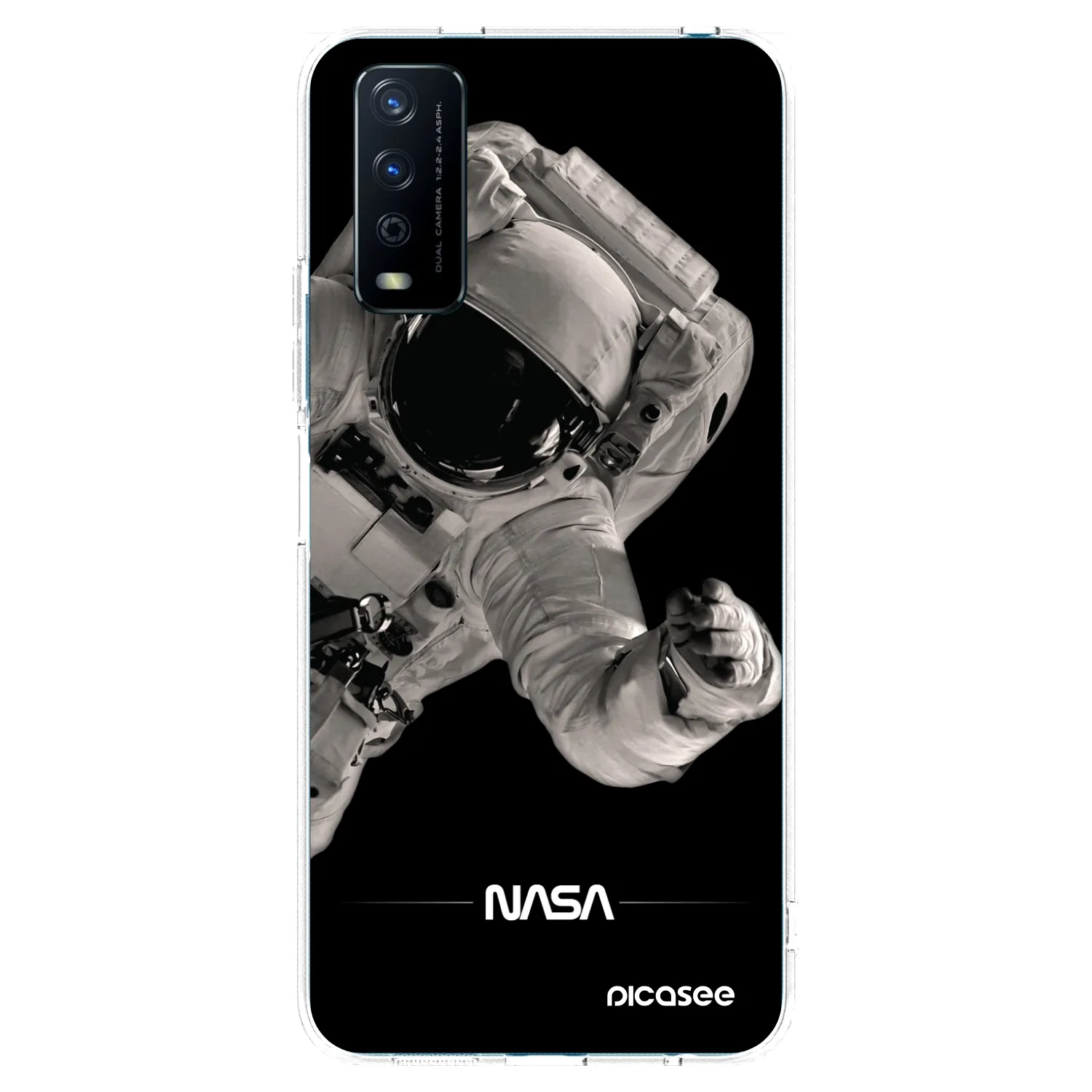 Picasee Vivo Y11s Hülle - Transparentes Silikon - Astronaut Big