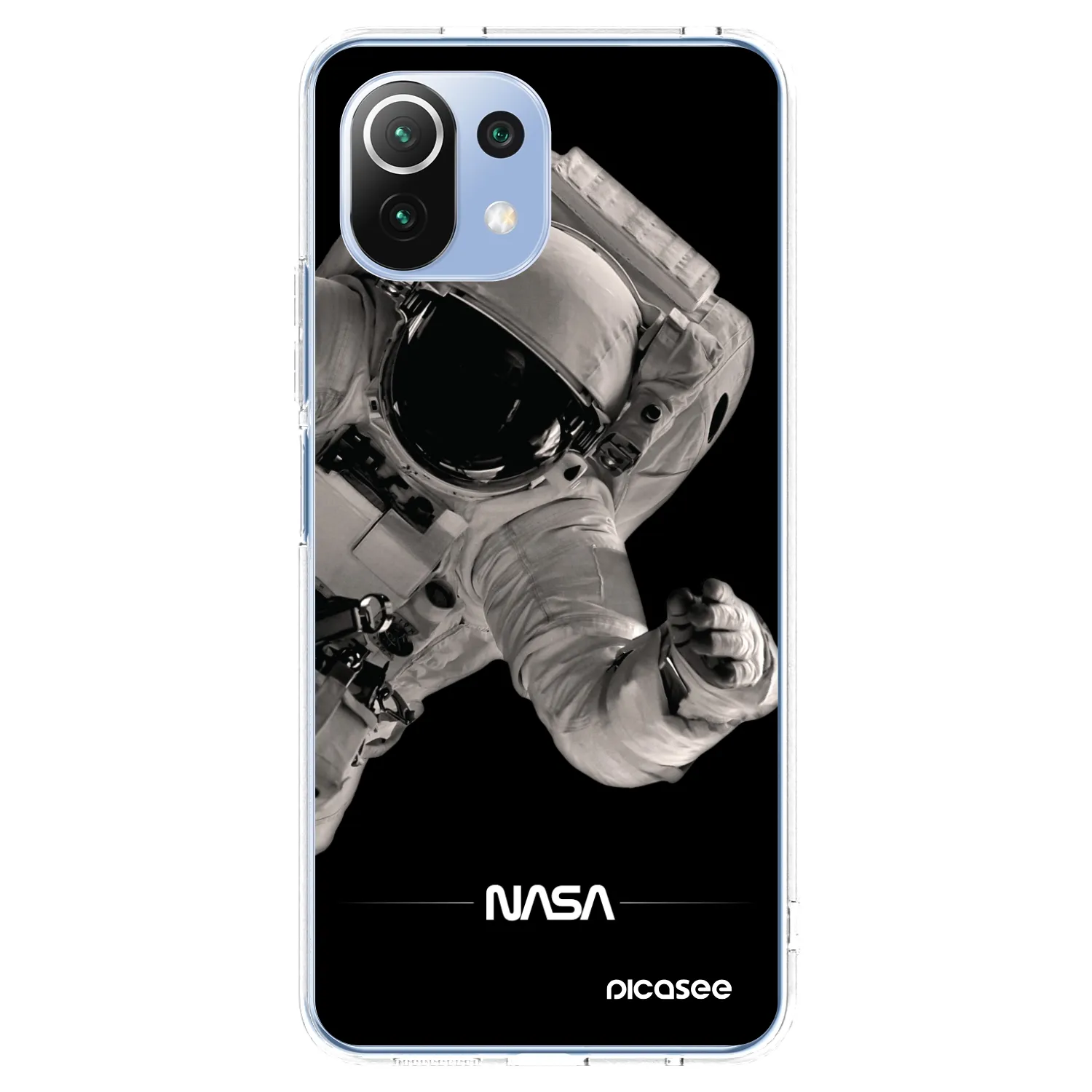 Picasee Xiaomi 11 Lite 5G NE Hülle - Transparentes Silikon - Astronaut Big