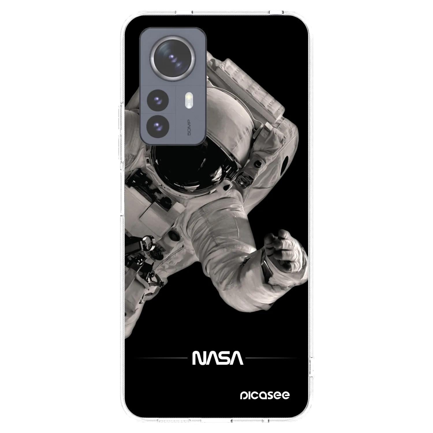 Picasee Xiaomi 12 Pro Hülle - Transparentes Silikon - Astronaut Big