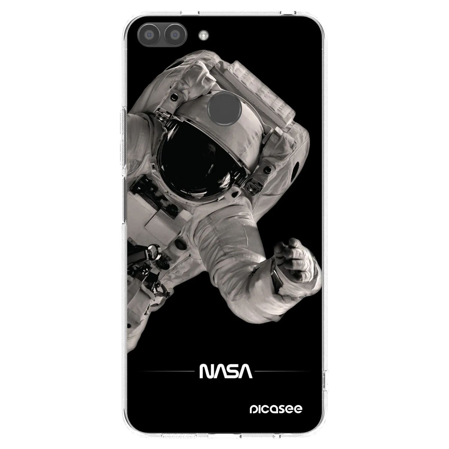 Picasee Huawei P Smart Hülle - Transparentes Silikon - Astronaut Big
