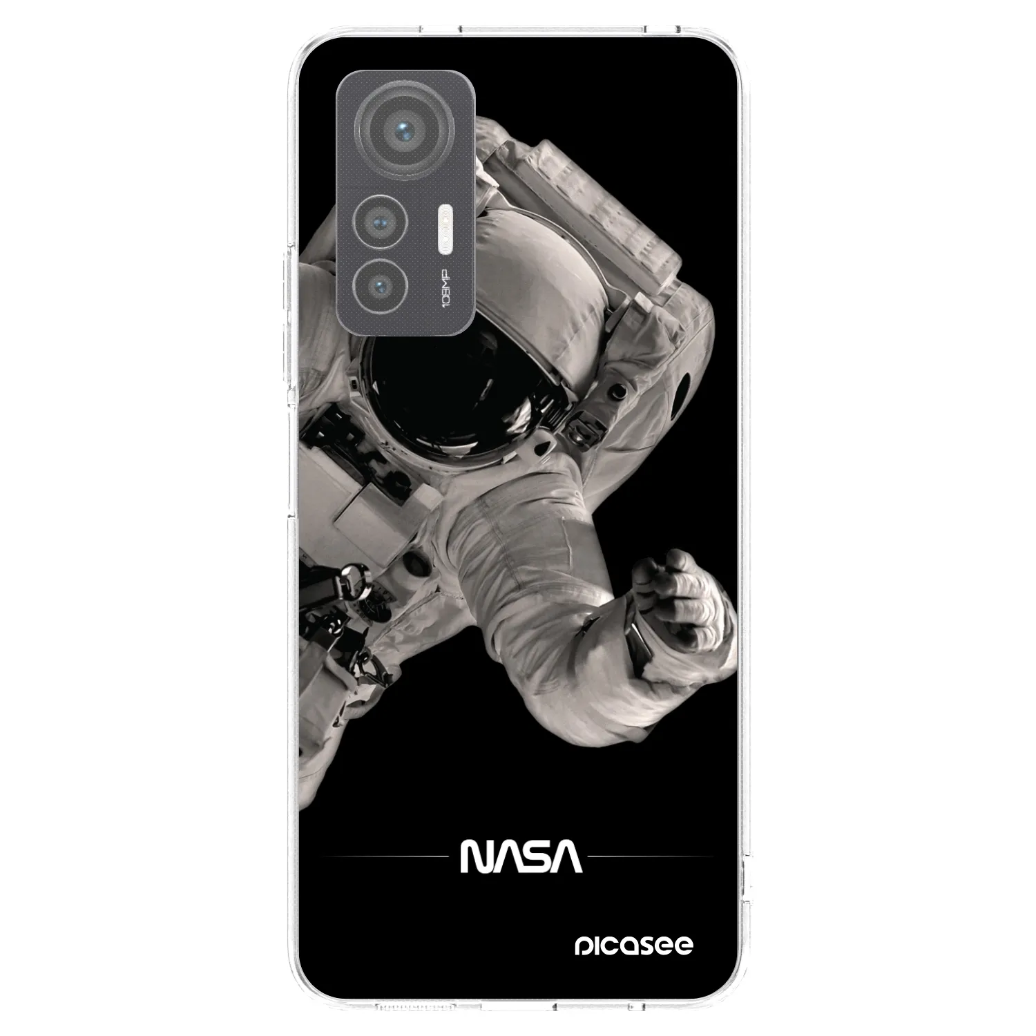 Picasee Xiaomi 12 Lite Hülle - Transparentes Silikon - Astronaut Big