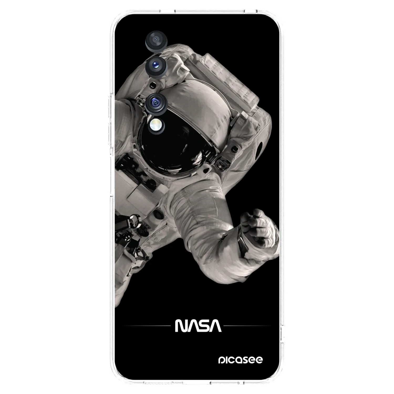 Picasee Honor 70 Hülle - Transparentes Silikon - Astronaut Big