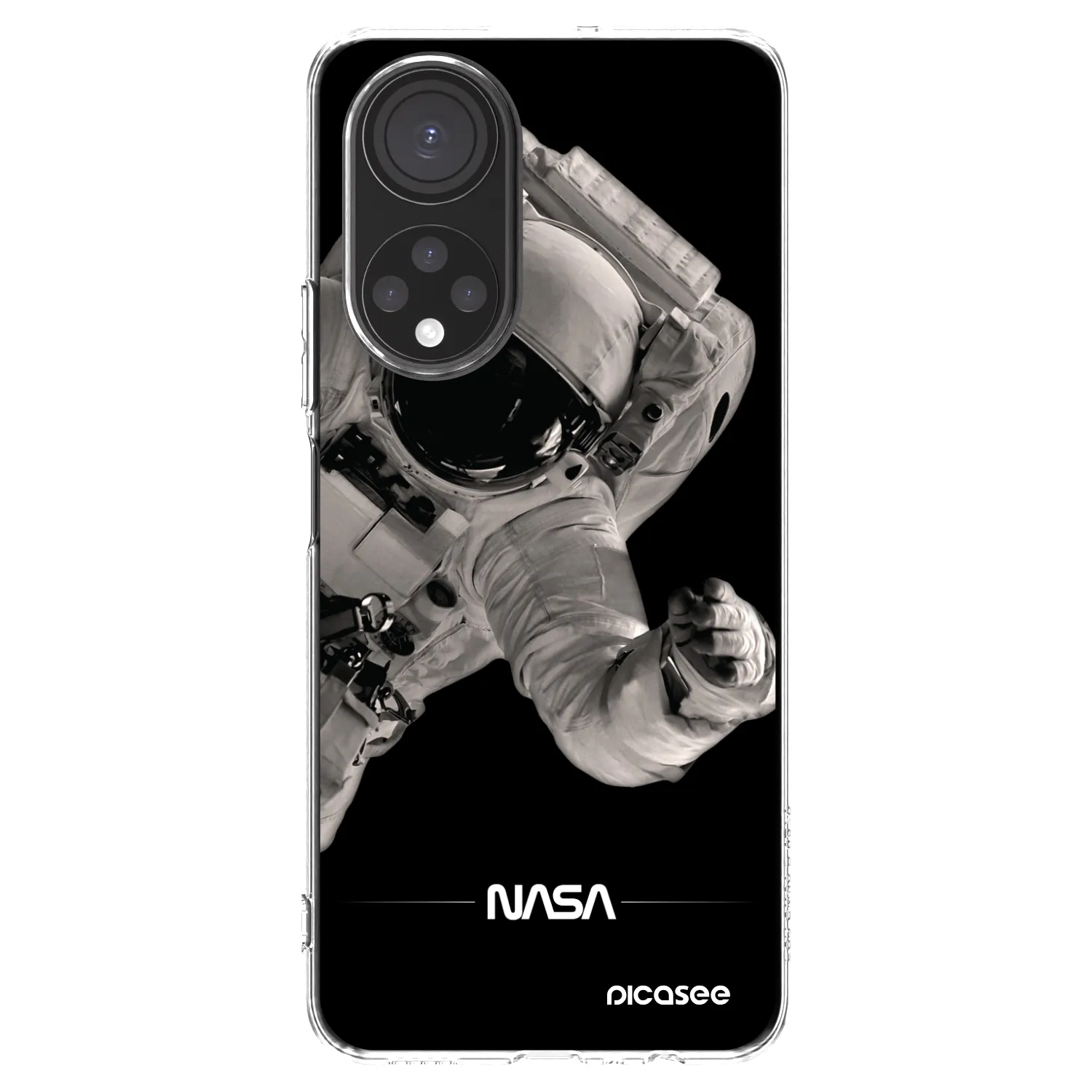 Picasee Honor X7 Hülle - Transparentes Silikon - Astronaut Big