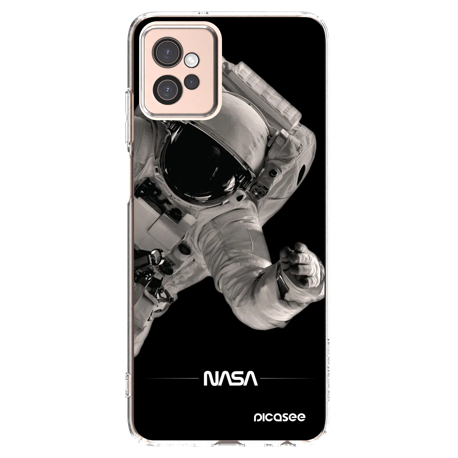 Picasee Motorola Moto G32 Hülle - Transparentes Silikon - Astronaut Big