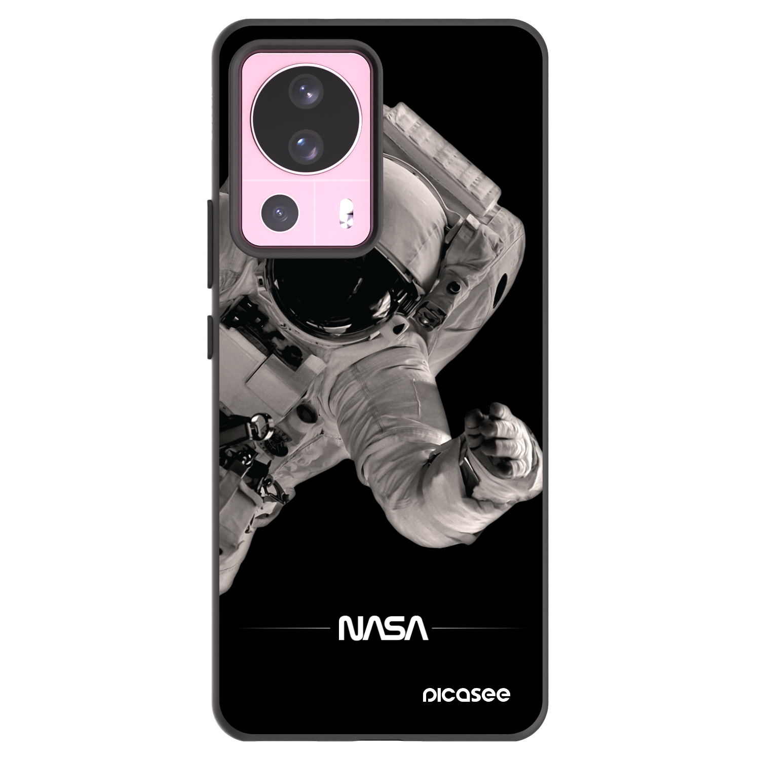 Picasee Xiaomi 13 Lite Hülle - Schwarzes Silikon - Astronaut Big